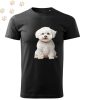 Bichon Frise (14) mintás Férfi-unisex póló - Több színben