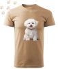 Bichon Frise (14) mintás Férfi-unisex póló - Több színben