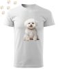 Bichon Frise (14) mintás Férfi-unisex póló - Több színben