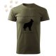 Border Collie (01) mintás Férfi-unisex póló - Több színben