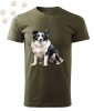 Border Collie (03) mintás Férfi-unisex póló - Több színben