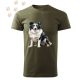 Border Collie (03) mintás Férfi-unisex póló - Több színben