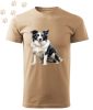 Border Collie (03) mintás Férfi-unisex póló - Több színben