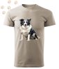 Border Collie (03) mintás Férfi-unisex póló - Több színben