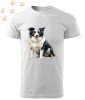 Border Collie (03) mintás Férfi-unisex póló - Több színben