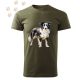 Border Collie (04) mintás Férfi-unisex póló - Több színben