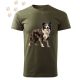 Border Collie (05) mintás Férfi-unisex póló - Több színben