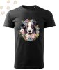 Border Collie (07) mintás Férfi-unisex póló - Több színben