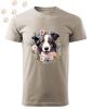 Border Collie (07) mintás Férfi-unisex póló - Több színben