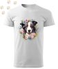 Border Collie (07) mintás Férfi-unisex póló - Több színben