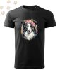 Border Collie (08) mintás Férfi-unisex póló - Több színben