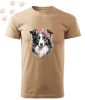 Border Collie (08) mintás Férfi-unisex póló - Több színben