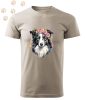 Border Collie (08) mintás Férfi-unisex póló - Több színben