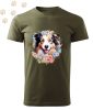 Border Collie (09) mintás Férfi-unisex póló - Több színben