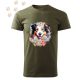 Border Collie (09) mintás Férfi-unisex póló - Több színben