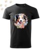 Border Collie (09) mintás Férfi-unisex póló - Több színben