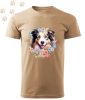 Border Collie (09) mintás Férfi-unisex póló - Több színben