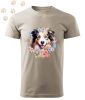 Border Collie (09) mintás Férfi-unisex póló - Több színben