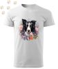 Border Collie (11) mintás Férfi-unisex póló - Több színben