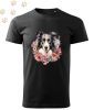 Border Collie (12) mintás Férfi-unisex póló - Több színben