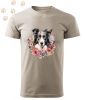 Border Collie (12) mintás Férfi-unisex póló - Több színben