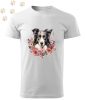 Border Collie (12) mintás Férfi-unisex póló - Több színben