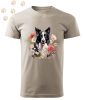 Border Collie (13) mintás Férfi-unisex póló - Több színben