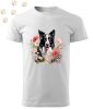 Border Collie (13) mintás Férfi-unisex póló - Több színben