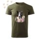 Border Collie (17) mintás Férfi-unisex póló - Több színben