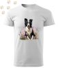 Border Collie (18) mintás Férfi-unisex póló - Több színben