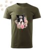 Border Collie (19) mintás Férfi-unisex póló - Több színben