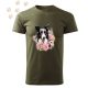 Border Collie (19) mintás Férfi-unisex póló - Több színben