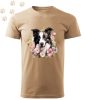 Border Collie (20) mintás Férfi-unisex póló - Több színben