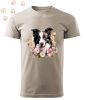 Border Collie (20) mintás Férfi-unisex póló - Több színben