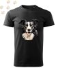 Border Collie (21) mintás Férfi-unisex póló - Több színben