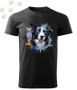 Border collie (22) mintás Férfi-unisex póló - Több színben