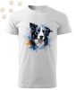 Border collie (22) mintás Férfi-unisex póló - Több színben