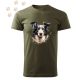 Border collie (23) mintás Férfi-unisex póló - Több színben