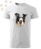 Border collie (23) mintás Férfi-unisex póló - Több színben