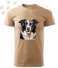 Border Collie (24) mintás Férfi-unisex póló - Több színben