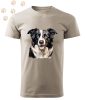 Border Collie (24) mintás Férfi-unisex póló - Több színben