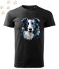 Border collie (25) mintás Férfi-unisex póló - Több színben