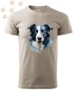 Border collie (25) mintás Férfi-unisex póló - Több színben