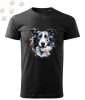 Border Collie (28) mintás Férfi-unisex póló - Több színben