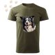 Border Collie (29) mintás Férfi-unisex póló - Több színben