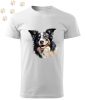 Border Collie (29) mintás Férfi-unisex póló - Több színben