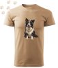 Border Collie (34) mintás Férfi-unisex póló - Több színben