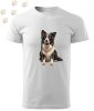 Border Collie (34) mintás Férfi-unisex póló - Több színben