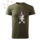 Border Collie (35) mintás Férfi-unisex póló - Több színben