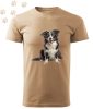 Border Collie (35) mintás Férfi-unisex póló - Több színben